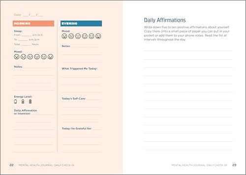 70-Day Mental Health Journal for Mood Tracking