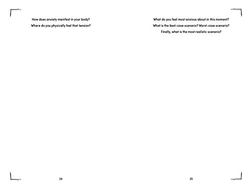 Anxiety Check-In: Guided Journal for Mental Wellness