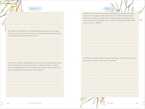 52-Week Guided Journal for Mindful Reflection