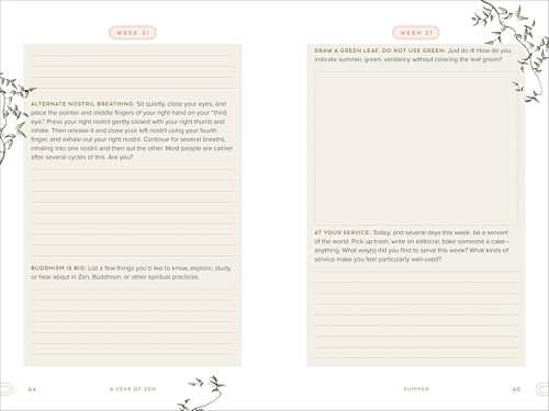 52-Week Guided Journal for Mindful Reflection