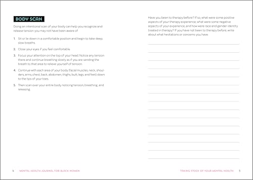 Empowering Mental Health Journal for Black Women