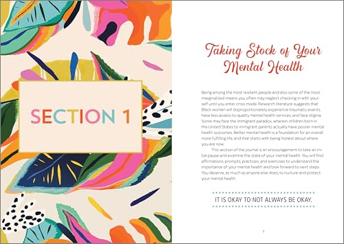 Empowering Mental Health Journal for Black Women