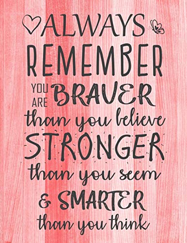 Braver, Stronger, Smarter: Inspirational Journal for Women