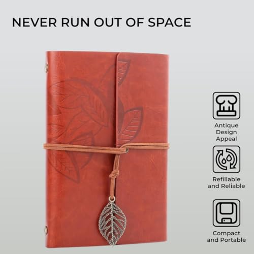 Elegant Refillable PU Leather Journal for Women