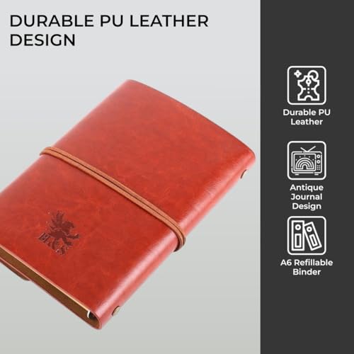 Elegant Refillable PU Leather Journal for Women
