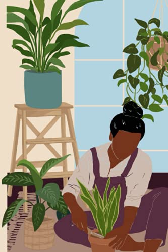 Black Girl Garden: Lined Journal for Self-Reflection