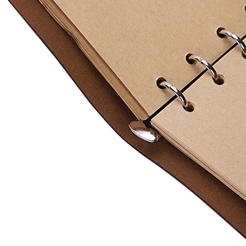 Vintage Butterfly Leather Journal - Refillable Sketchbook