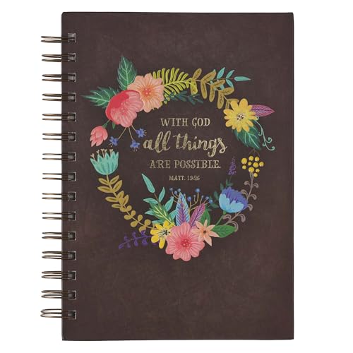 Christian Journal: Empowering Scripture & Floral Design