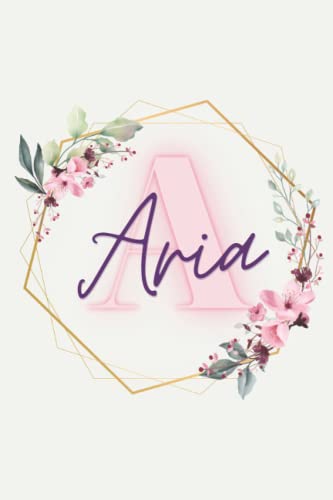Aria Floral Notebook for Kids & Teens