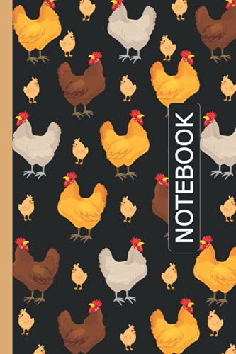 Chicken Lover's Blank Lined Journal Notebook