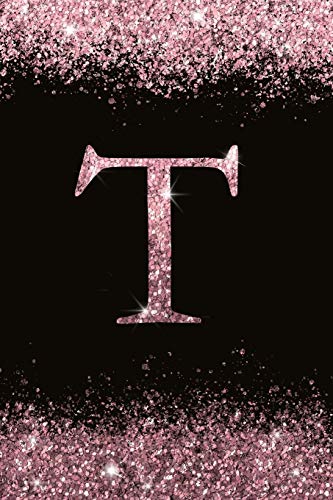 Personalized Monogram Glitter Notebook for Women & Girls