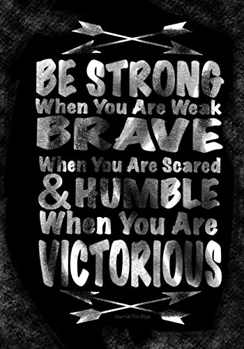 Inspirational Journal for Boys: Draw and Write