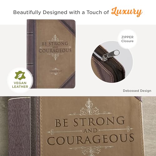 Be Strong Inspirational Vegan Leather Journal
