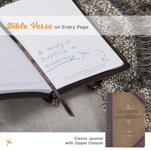 Be Strong Inspirational Vegan Leather Journal