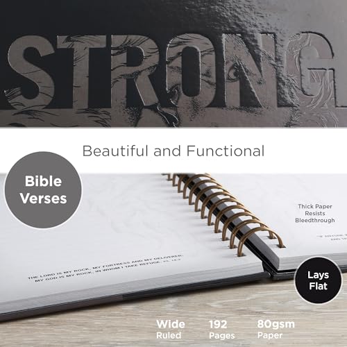 Strong Lion Journal with Scripture - Joshua 1:9