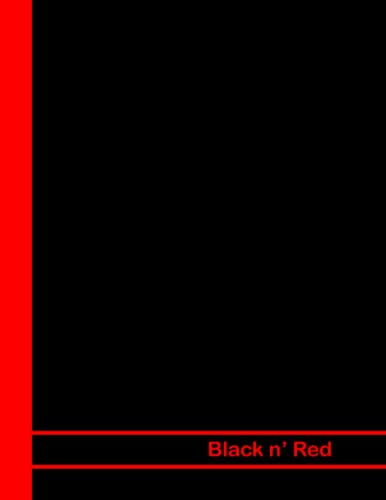 Black and Red Lined Journal for All Users