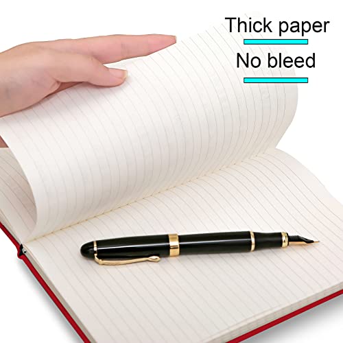 Classic A5 Hardcover Journal with Leather Cover