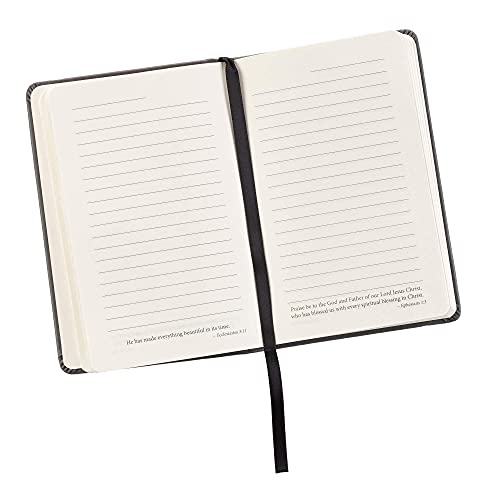 LuxLeather Hardcover Notebook with Elastic Closure