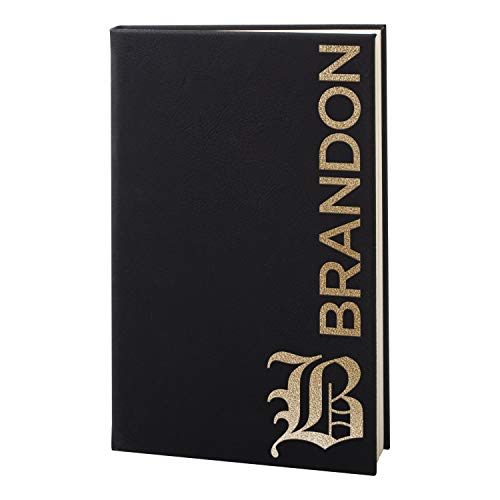 Engraved A5 Leather Journal for Personal Reflection