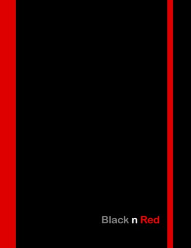 Black & Red A4 Lined Journal for Everyone