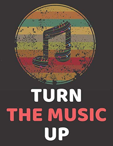 Turn Up the Music: Blank Journal Notebook