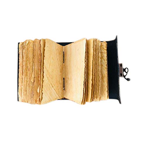 Lapis Lazuli Leather Journal with Triple Moon Design