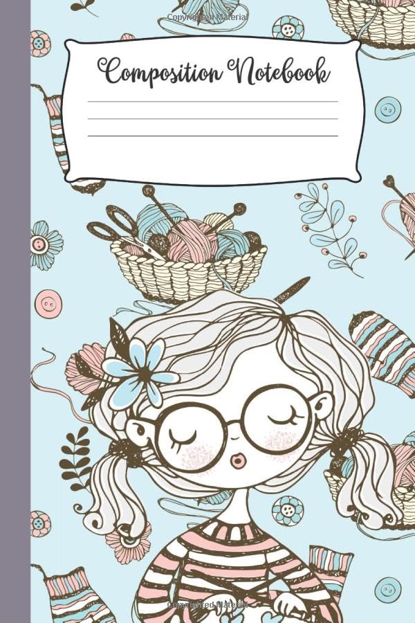 Knitters' Delight: Quirky Knitting Composition Notebook