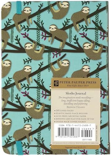 Relaxing Sloth-Themed Journal for Mindful Reflection
