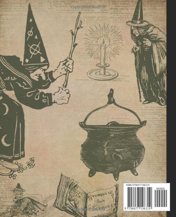 Vintage Witch Composition Notebook for Adults