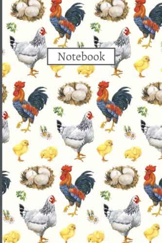 Chicken-Themed Mental Health Journal Notebook