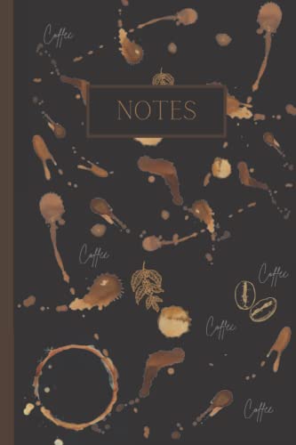 Quirky Coffee-Themed Notebook Journal for Mental Health