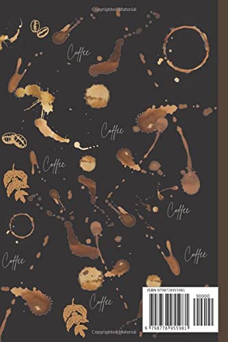 Quirky Coffee-Themed Notebook Journal for Mental Health