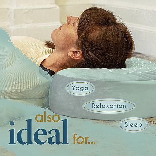 Florensi Velvet Meditation Cushion - Comfortable Floor Pillow