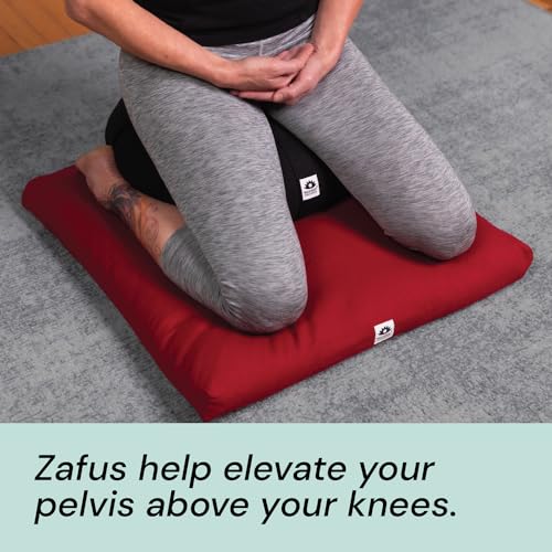 Organic Buckwheat Zafu Meditation Cushion - 6 Colors