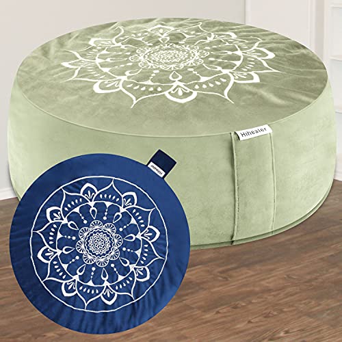 Hihealer Buckwheat Meditation Cushion with Extra Cover