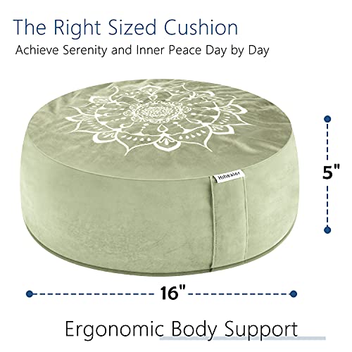 Hihealer Buckwheat Meditation Cushion with Extra Cover