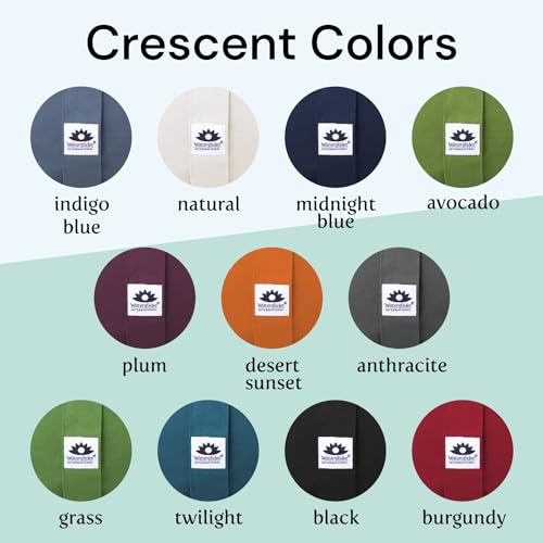 Desert Sunset Meditation Cushion with Buckwheat Filling