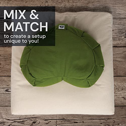 Desert Sunset Meditation Cushion with Buckwheat Filling