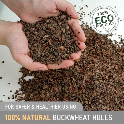 MEREZA Velvet Meditation Cushion with Buckwheat Filling