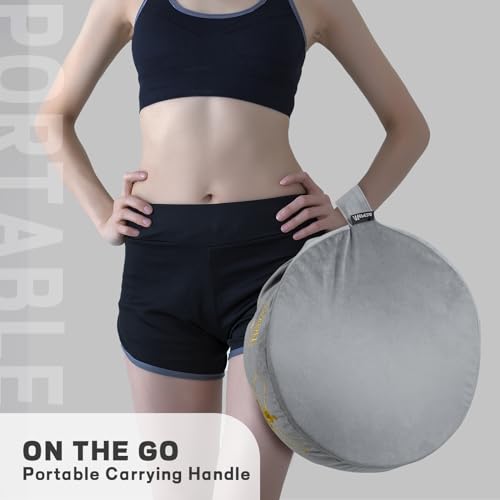 MEREZA Velvet Meditation Cushion with Buckwheat Filling