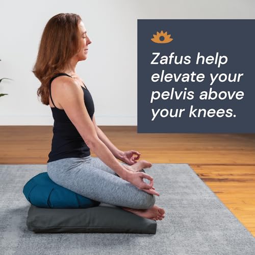 Eclipse Zafu Meditation Pillow with Buckwheat Filling