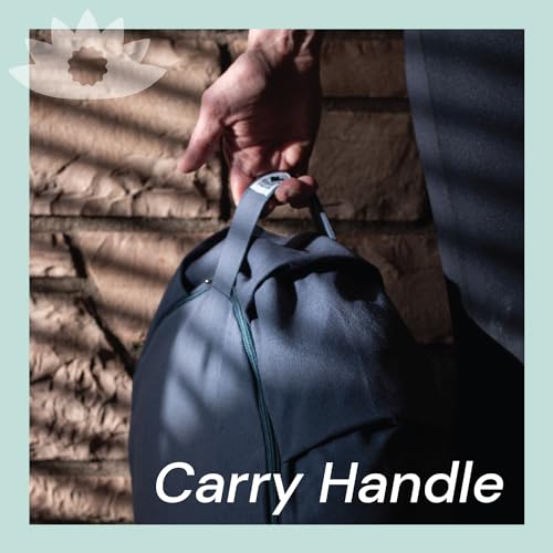 Eclipse Zafu Meditation Pillow with Buckwheat Filling