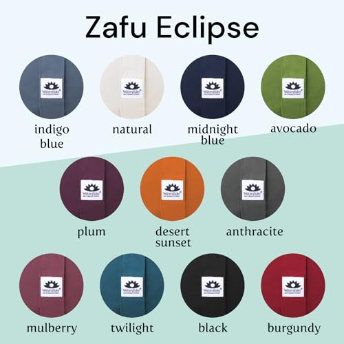 Eclipse Zafu Meditation Pillow with Buckwheat Filling