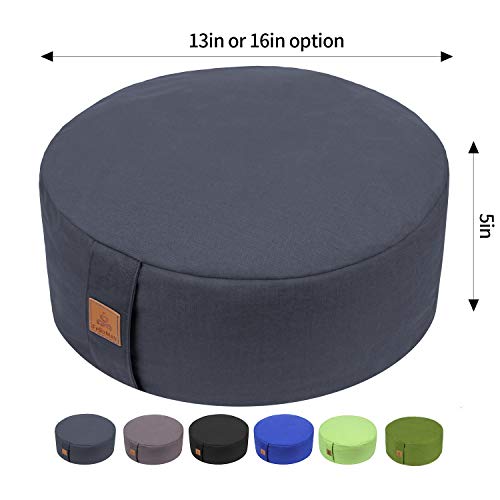 FelizMax Buckwheat Meditation Cushion – Dark Grey