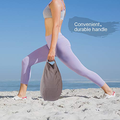 FelizMax Buckwheat Meditation Cushion – Dark Grey