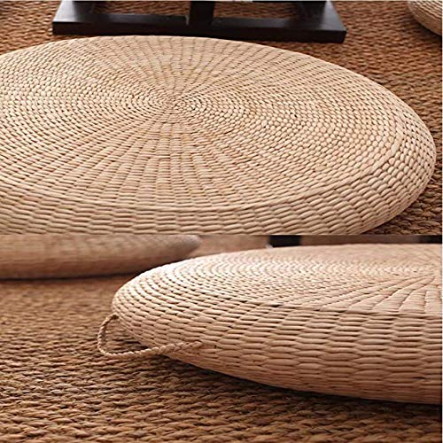 Natural Straw Round Meditation Floor Cushion