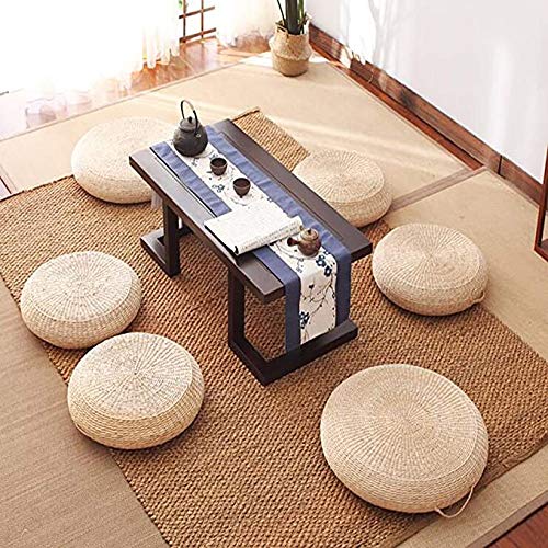 Natural Straw Round Meditation Floor Cushion
