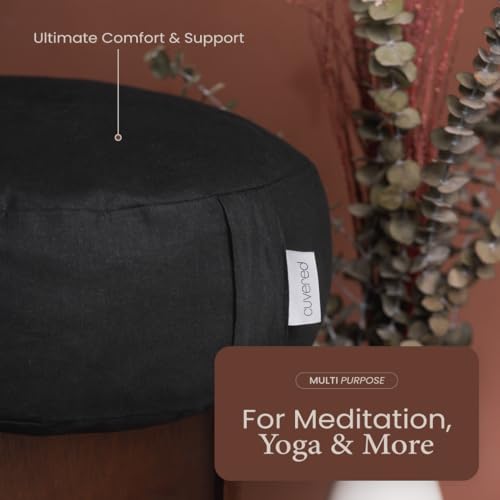 Cuvered Angora Meditation Cushion Floor Pillow