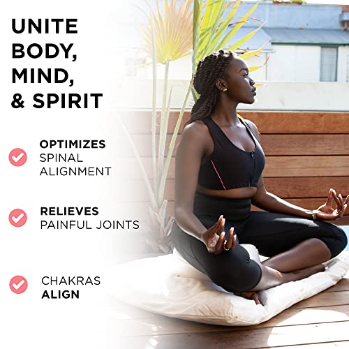 Organic Cotton Zabuton Meditation Mat - White