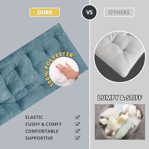 Edelia Aqua Bodenkissen for Relaxation, 68.6 x 188 cm